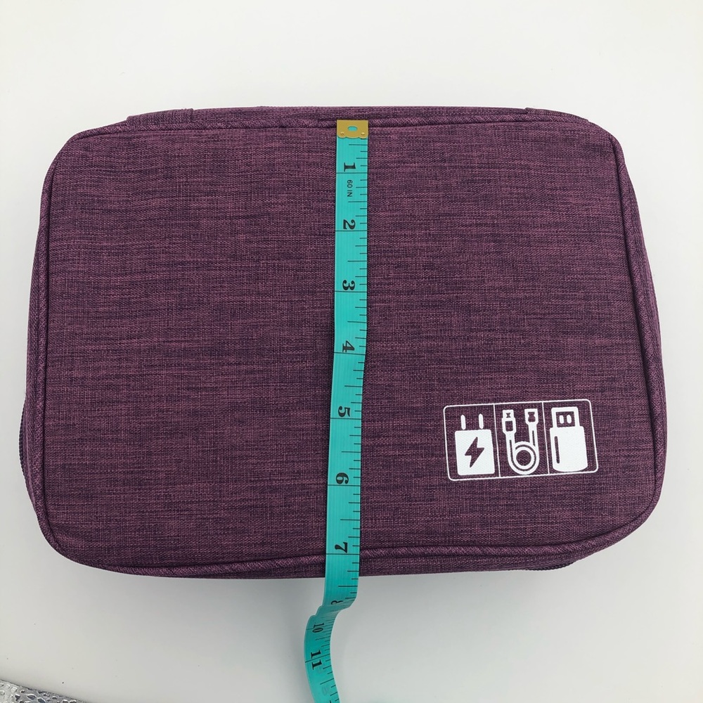 DIGITAL Travel Bag Pouch for Electronics Purple - Picture 10 of 12